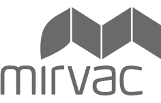 A logo featuring the stylized text "MIVEC" in bold, uppercase letters. Above the text, there is an abstract design resembling three connected peaks or triangles, suggesting a mountain range or dynamic motion. The design is in solid black.