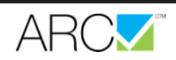 The image shows the ARC logo, with the letters "A," "R," and "C." To the right of the text is a geometric graphic featuring a blue triangle and a green parallelogram. The trademark symbol (TM) is displayed in the upper right corner of the graphic, exuding an aura that's all about enginuity.